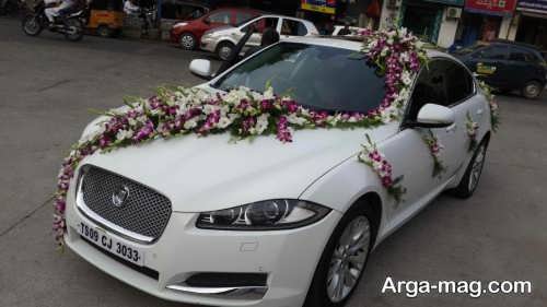 ایده هایی برای گل آرایی ماشین عروس 