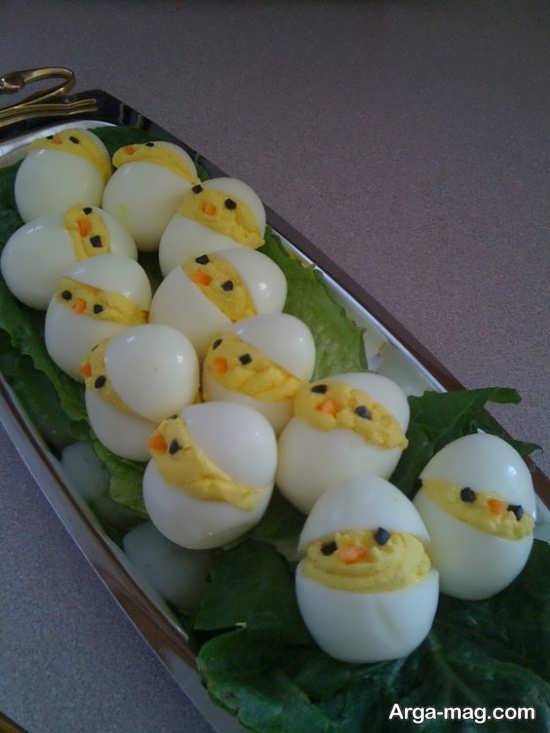 تزیین تخم مرغ آپز