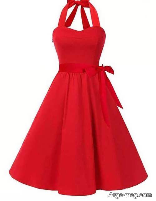 مدل لباس مجلسی قرمز 2019