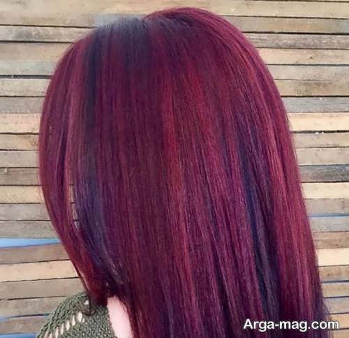 رنگ موی زیبا ماهگونی 