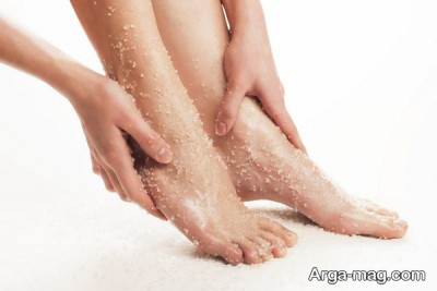 در مان خشکی و ترک پا با استفاده از نمک اپسوم