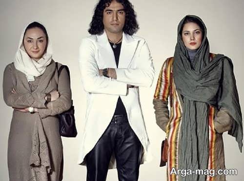 مدل مانتو طرح دار و ساده بازیگران ایرانی 