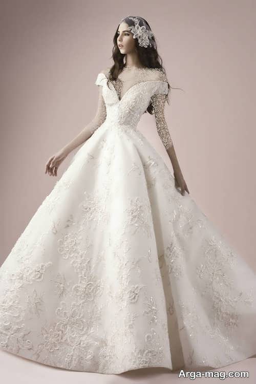 مدل لباس عروس پفی 