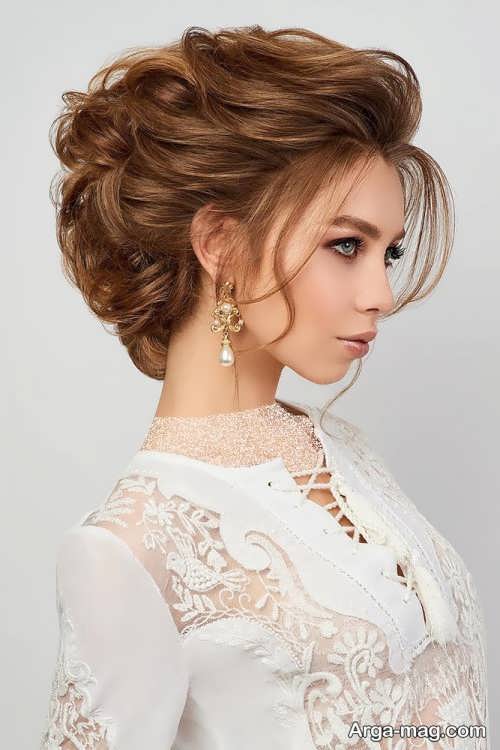مدل مو زیبا و بسته برای عروس 