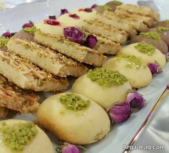 تزیینات شیرینی برای میز پذیرایی عید نوروز