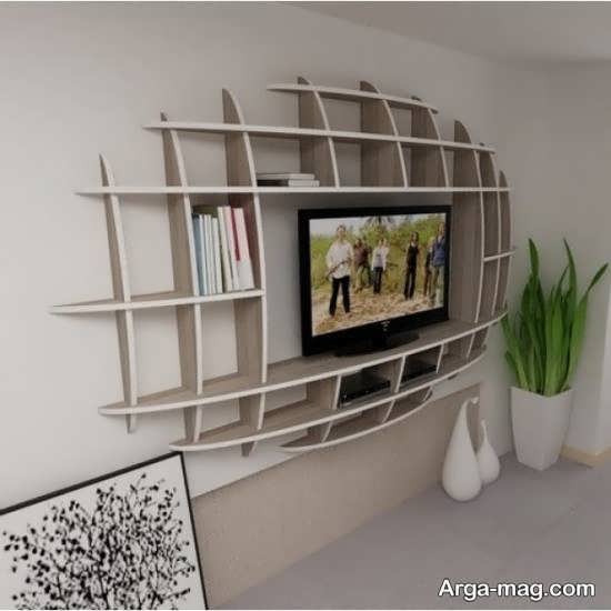 شلف و قفسه دیواری تلویزیون