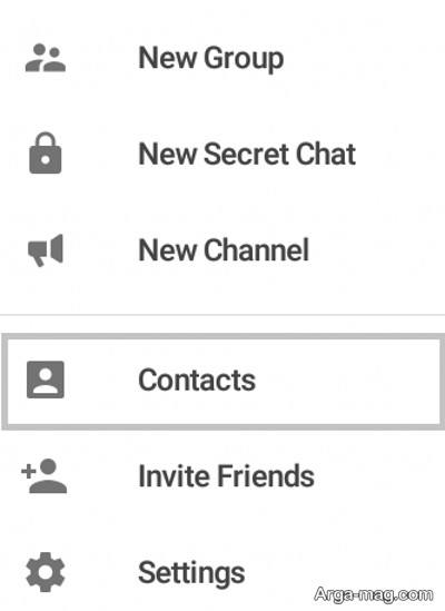 حذف مخاطبین تلگرام چگونه است