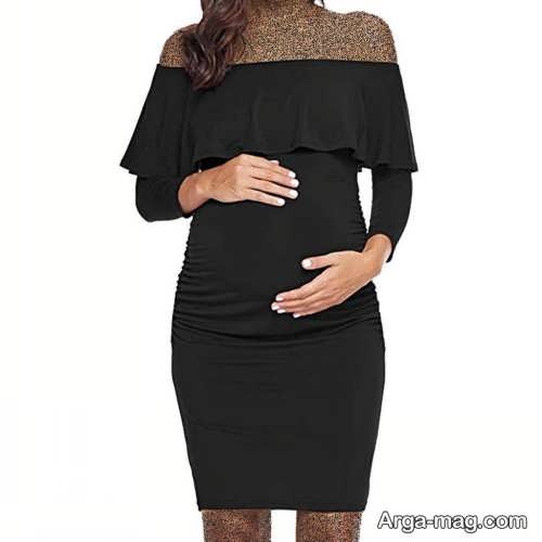 مدل لباس بارداری مشکی 