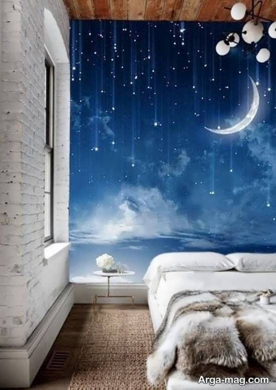 کاغذ دیواری برای اتاق خواب