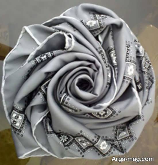 تزئین روسری عروس