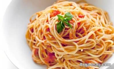 دستور تهیه اسپاگتی بدون گوشت 