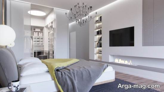 ایجاد اتاق خوابی زیبا با طراحی خاکستری