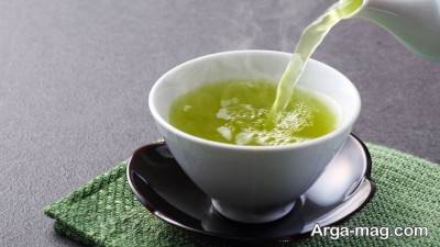 درمان طبیعی سردرد با چای سبز