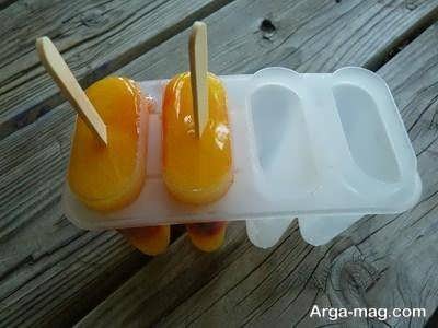 دستور تهیه بستنی پرتقالی