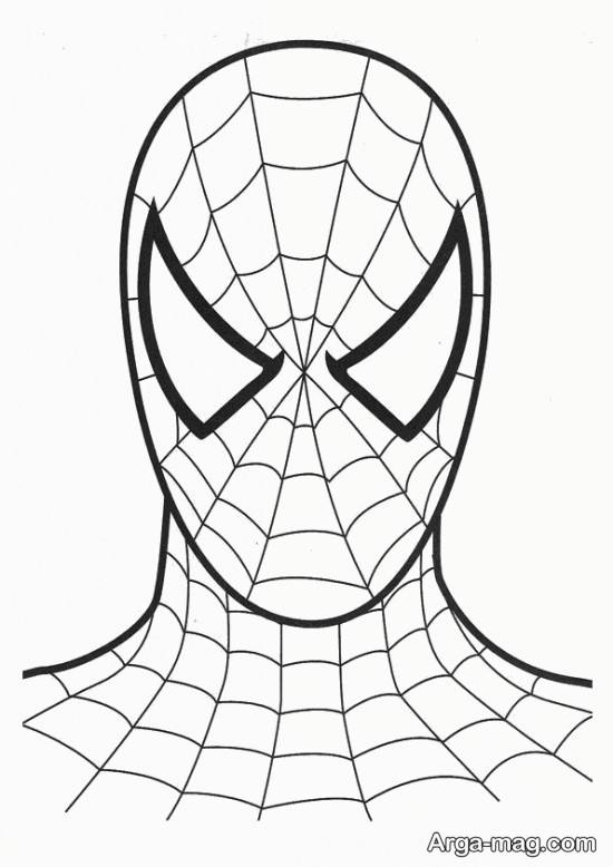 نقاشی ترسناک مرد عنکبوتی