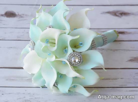 دسته گل مصنوعی زیبا برای عروس
