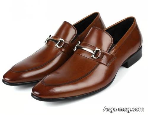 کفش قهوه ای مردانه 