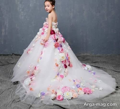 مدل لباس عروس بچه گانه شیک و جذاب با طرح های فانتزی و دوست داشتنی