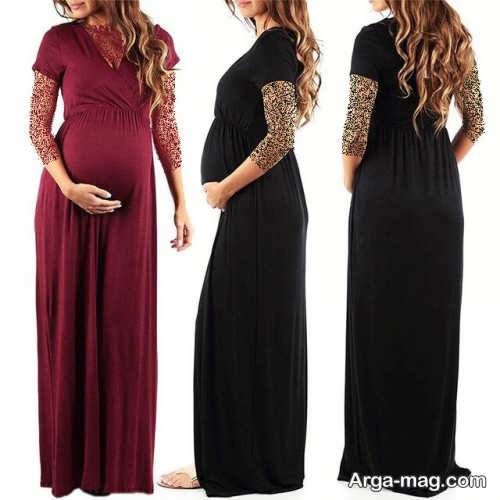 لباس بارداری زیبا و ساده 