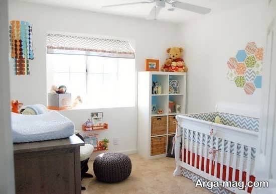 تزیین زیبای اتاق نوزاد با وسایل ساده