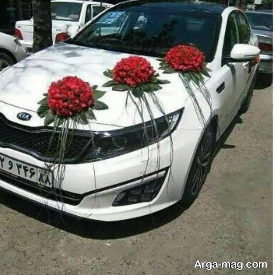 تزیین گل ماشین عروس