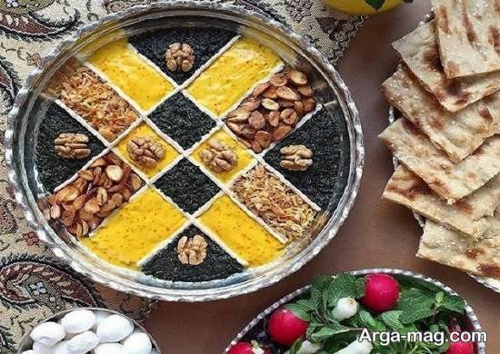 تزیین زیبای غذاهای ایرانی