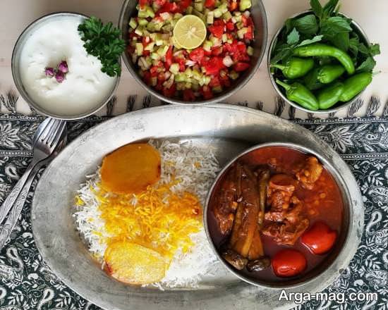 تزئینات غذاهای ایرانی