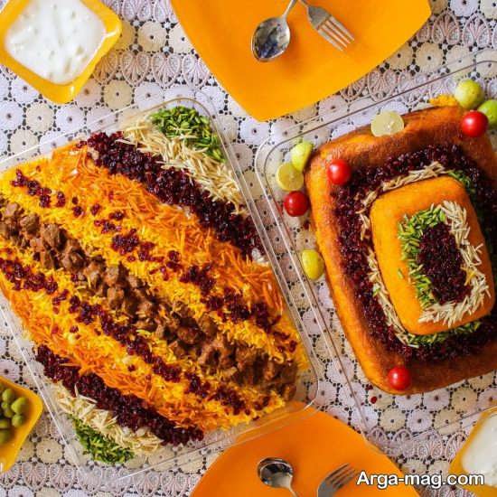 شیک ترین تزئینات غذاهای ایرانی