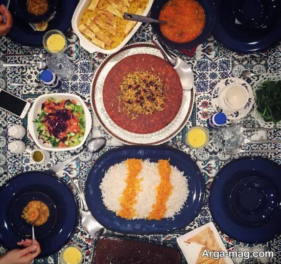 متفاوت ترین تزئینات غذاهای ایرانی