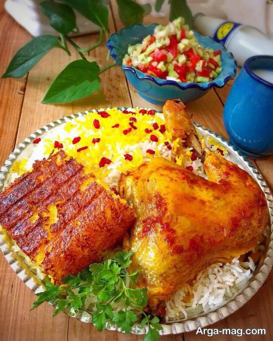 ایده های خاص برای تزئینات غذاهای ایرانی 