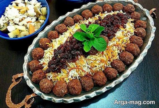 تزئینات ویژه غذاهای ایرانی