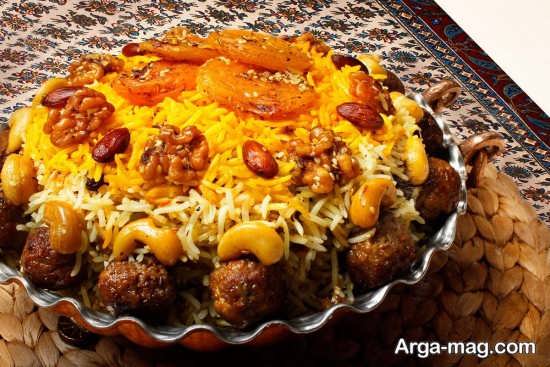 دیزاین و تزئین زیبا غذاهای ایرانی
