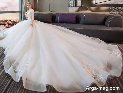 لباس عروس لاکچری اروپایی 
