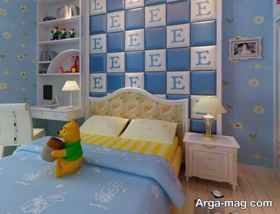 طراحی اتاق نوزاد با استفاده از رنگ آرامش بخش آبی