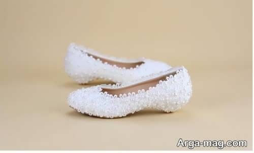 کفش سفید عروس 