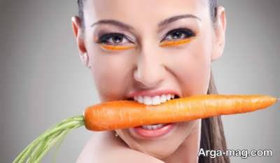  خواص هویج برای پوست