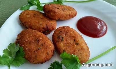 طرز تهیه کوکو سیب زمینی خام