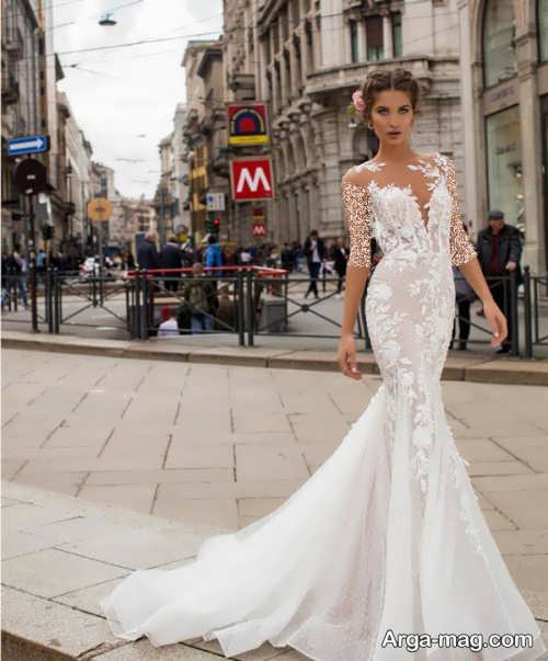 لباس عروس گیپور 