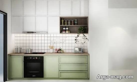 طراحی متفاوت آشپزخانه کوچک
