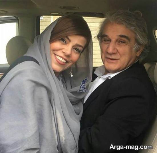 مهدی هاشمی به همراه همسر دومش