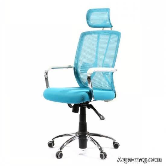 طرح صندلی اداری زیبا و راحت با رنگی زیبا