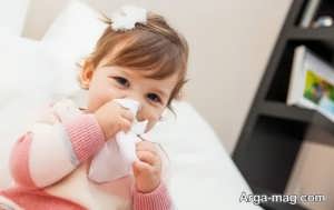 درمان سرماخوردگی کودک با فین کردن