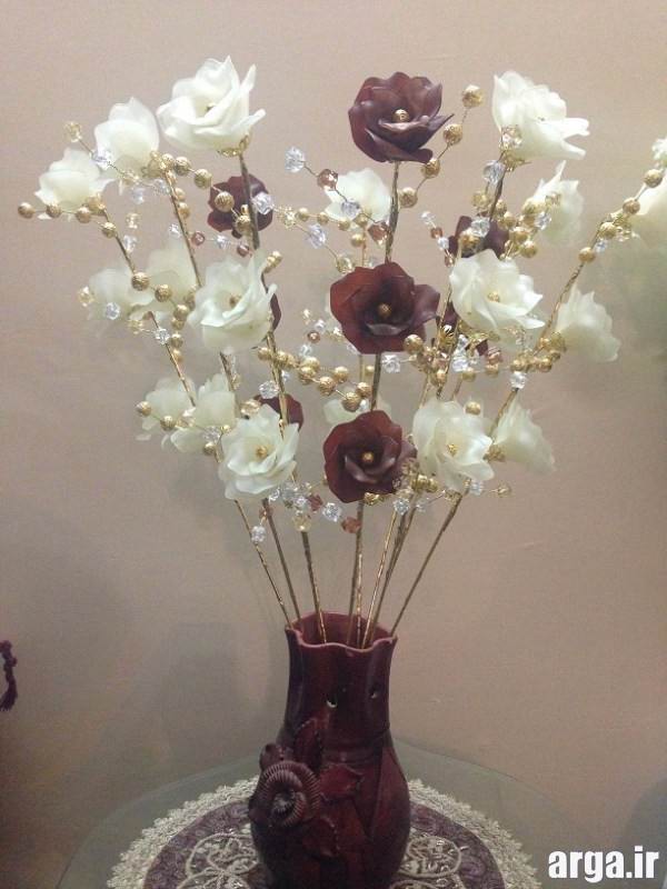 مدل گل کریستال گلدان کوچک