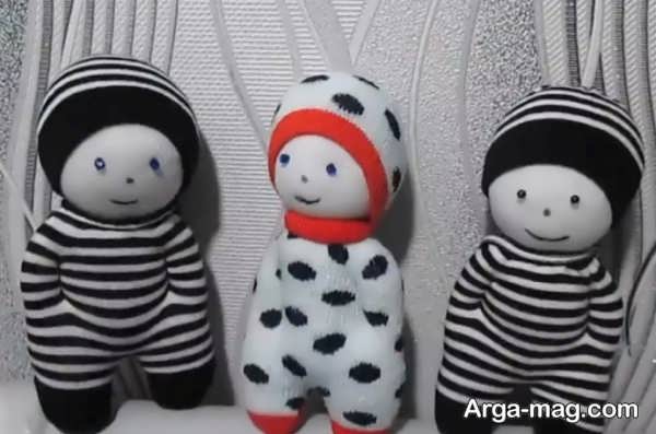 ساختن عروسک تزئینی با جوراب
