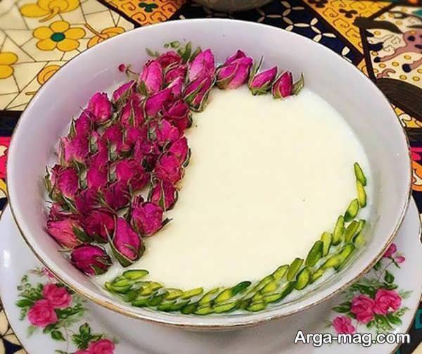 مجموعه زیبا از تزیینات ماست و خیار 