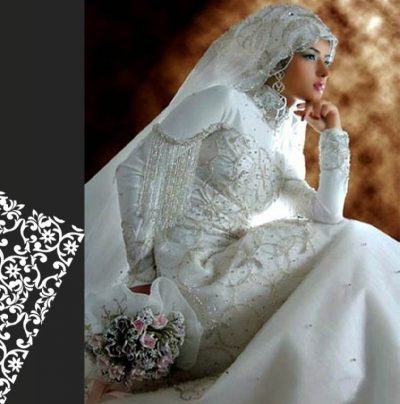 لباس عروس پوشیده