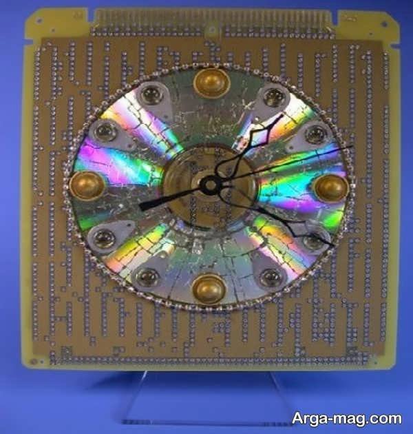 ساخت ساعت زیبا با سی دی