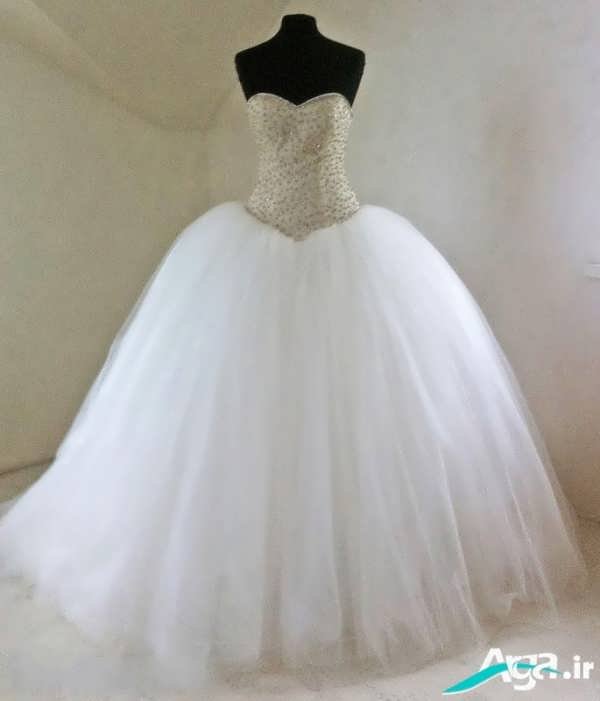 لباس عروس پفی مدرن