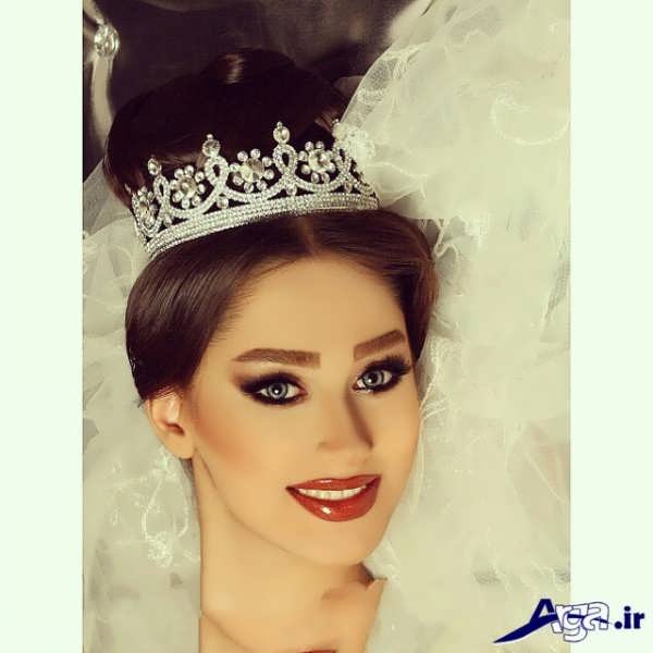 مدل آرایش زیبای عروس ایرانی