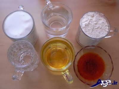 مواد لازم حلوای شیر